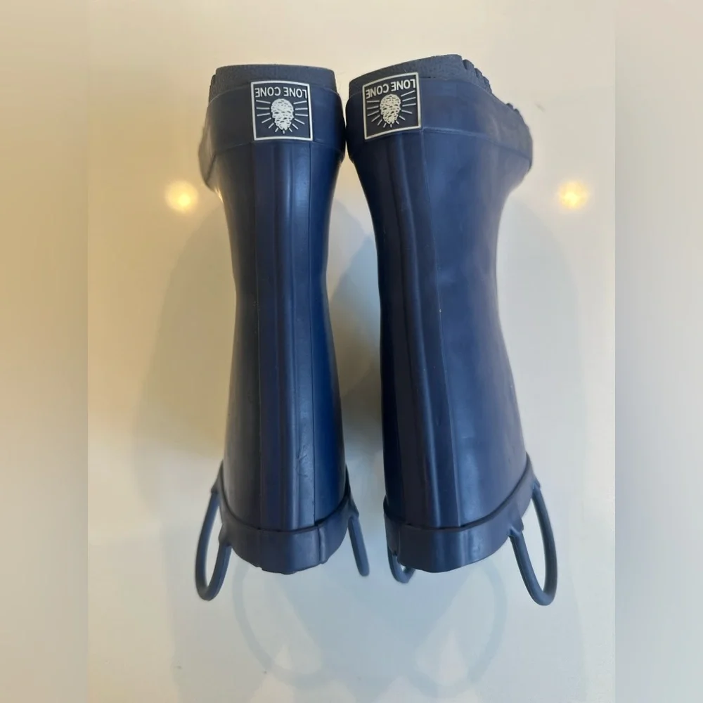 Lone Cone kids  Navy Blue Rain Boots